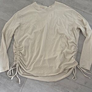 lululemon athletica Cream Long Sleeve Top